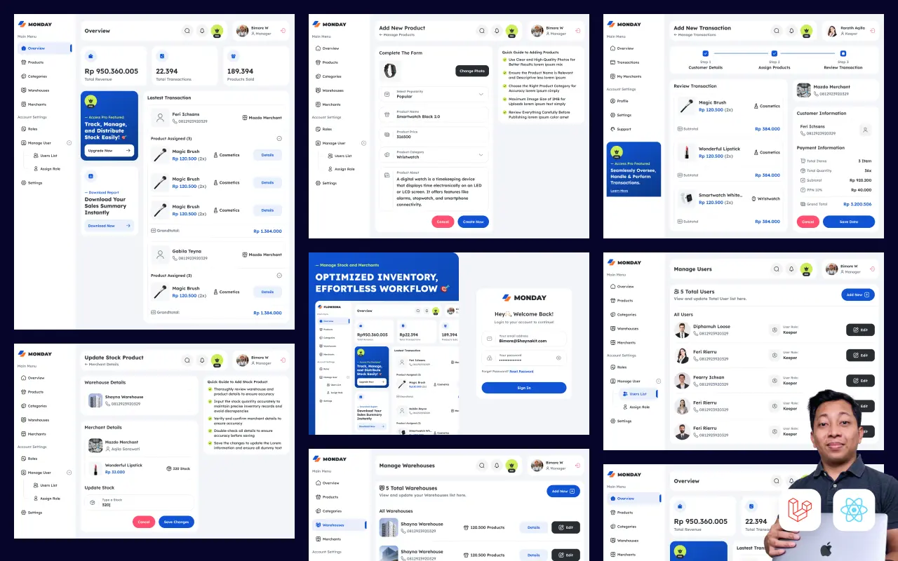 Kelas Web Gudang Toko Management Laravel 12 Bonus Project React di BuildWithAngga